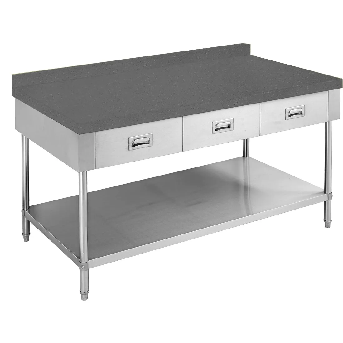 Dark Grey Splashback for Stone Kitchen Bench