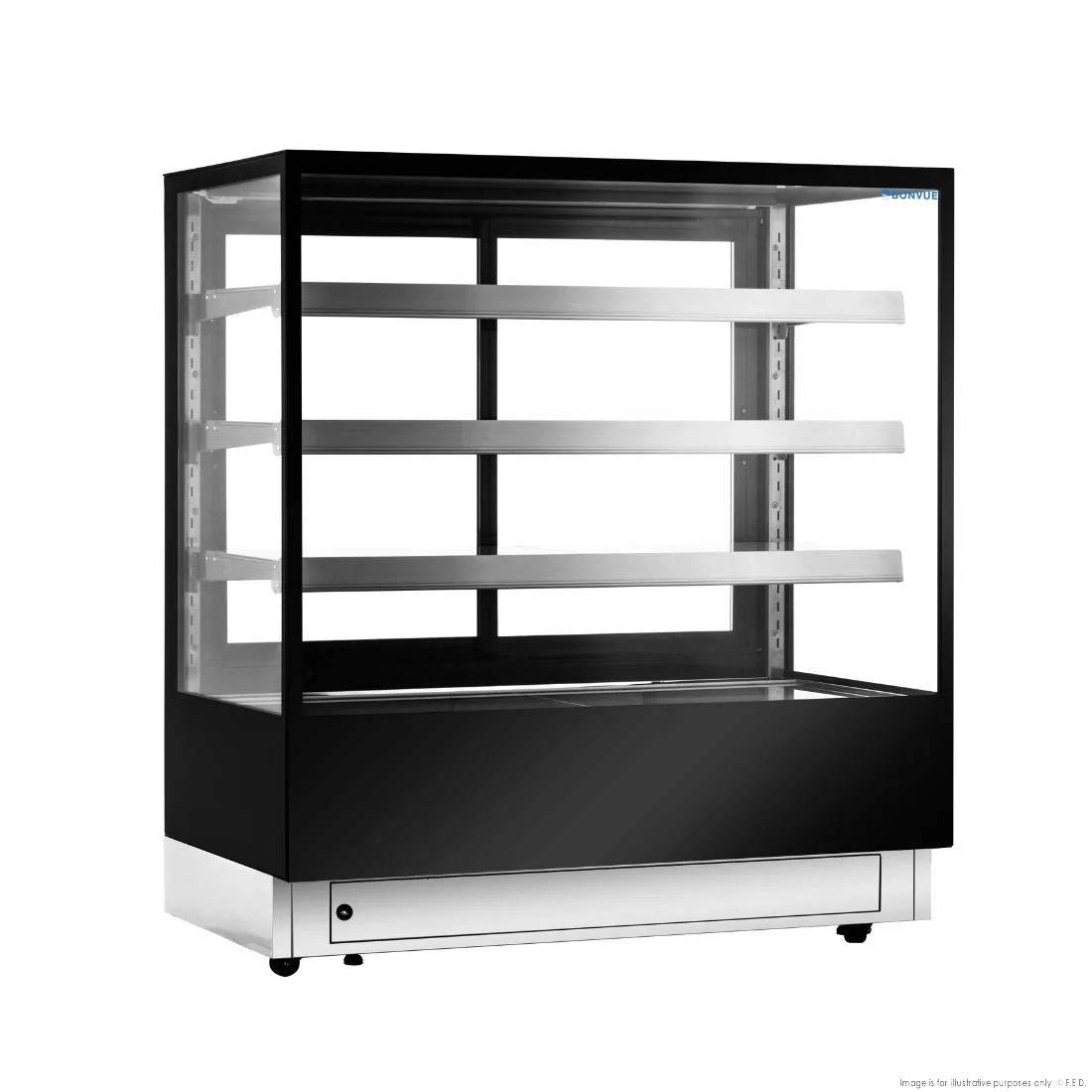Bonvue Elite Cold Displays with 3 shelves - CL1200-3S