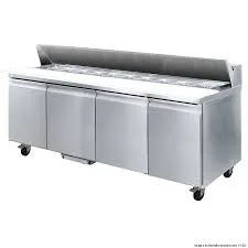 Sandwich Bar Prep Fridge Four Door
