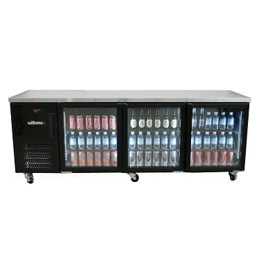Williams HB3UGB Boronia Self Contained Triple Glass Door Fridge