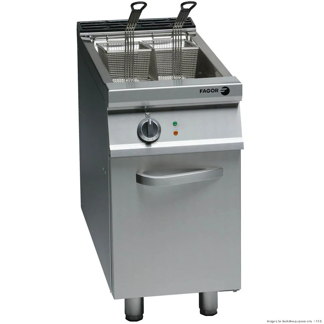 Ex-showroom: Fagor 900 series NG deep fat fryer - FG9-05-VIC981