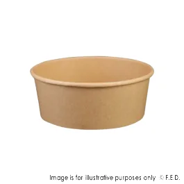 PakMax 1500ML Kraft Paper Salad Bowl - KPSB-65H-1500