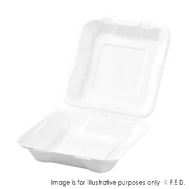 PakMax 8*8" Sugarcane Clamshell - CS-88