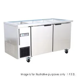 Thermaster 12x1/3 GN pan Ventilated Refrigerated Saladette - TL1500TN-12P