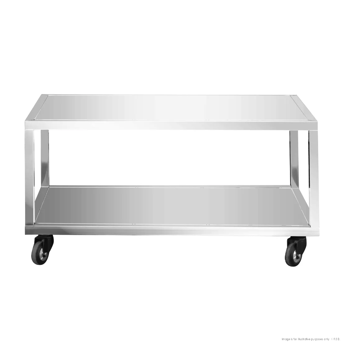 Bakermax Trolley for Electric Deck Bakery Oven - ME2-1-S
