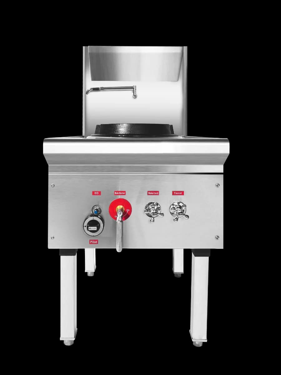 Gasmax Stainless Steel Waterless LPG Gas Single Wok - WW-1L