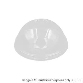 PakMax 90mm PET Dome Lids - CCDL-90C-PET-LID
