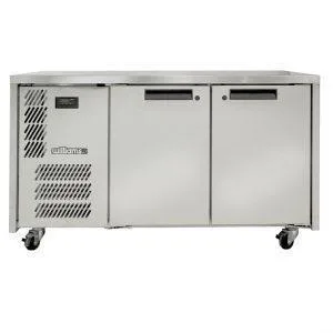 H02UFB frontbreathing two solid door under counter fridge 300x300 1