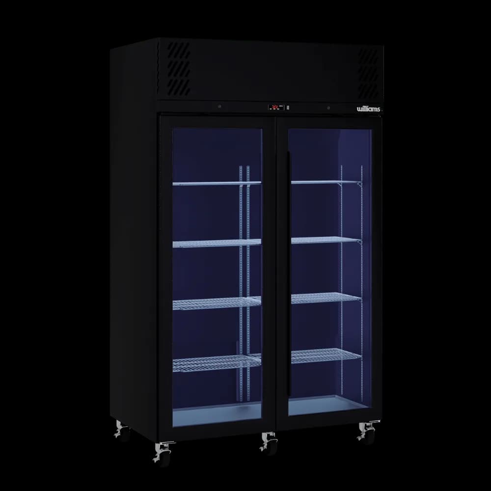 Williams 2 door pearl black glass door