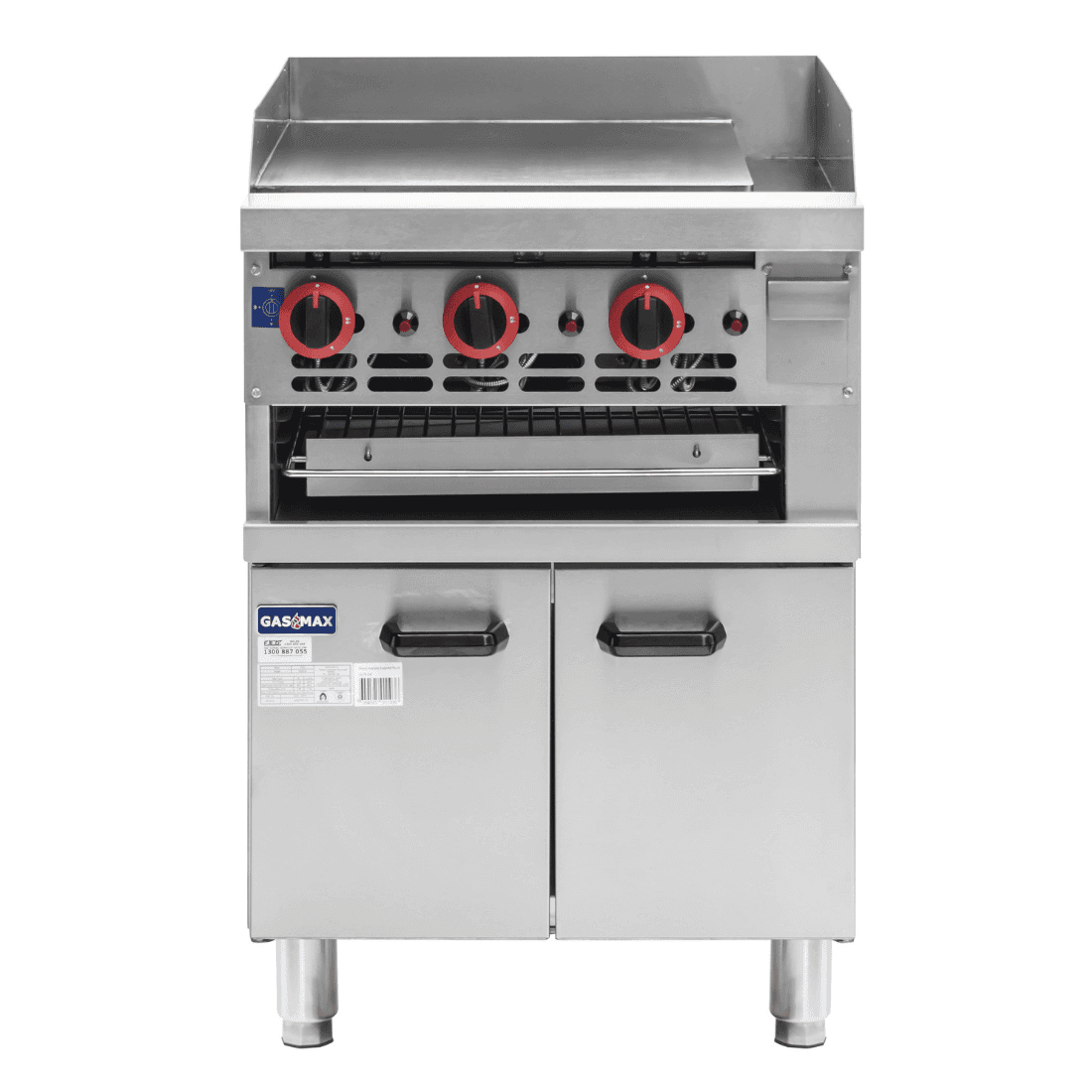 Gasmax Gas Griddle and Gas Toaster with Cabinet - GGS-24