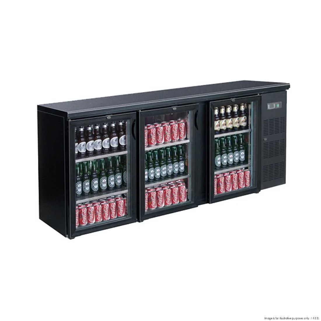 2NDs: Thermaster Three Door Drink Cooler - BC3100G-QLD327