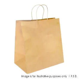 PakMax Jumbo Twist Handle Kraft Paper Bags - RPRR-120-J