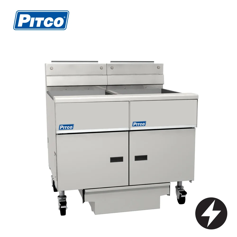 Pitco SE18-2/FD Electric Solstice Fryer with filtration