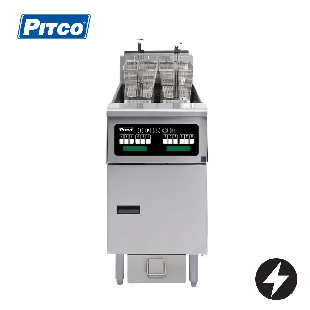 Pitco SE14C-FD Electric Solstice Fryer with filtration