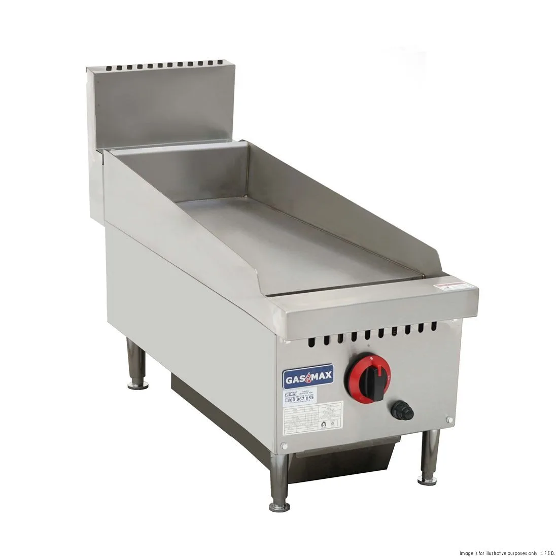 Ex-Showroom: Gasmax One burner NG Griddle Top - GG-12-VIC946