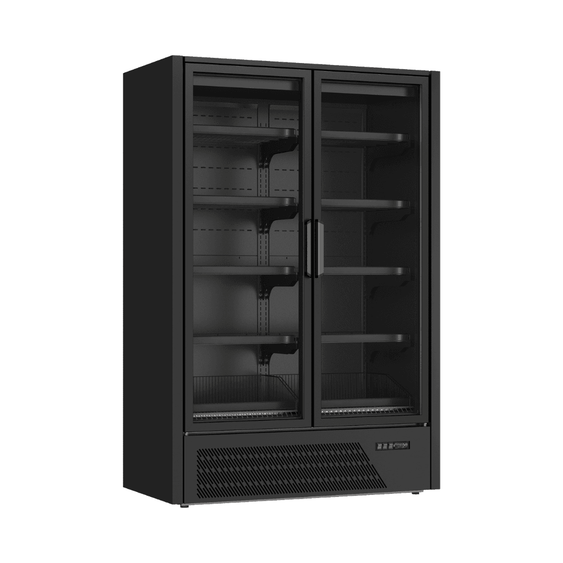 Thermaster 2 Aluminium-Framed Glass Door Multideck Display Freezer - DC-125BT