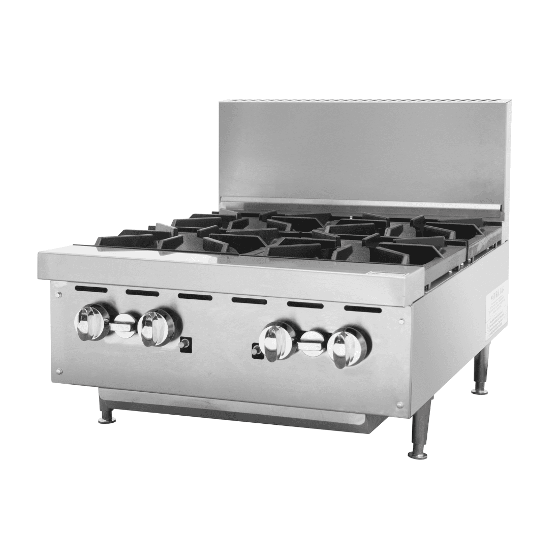 BRENNER Forge 800 Series 4 burners Gas Range with one Fan Forced Oven NG - BREG8RO-600N