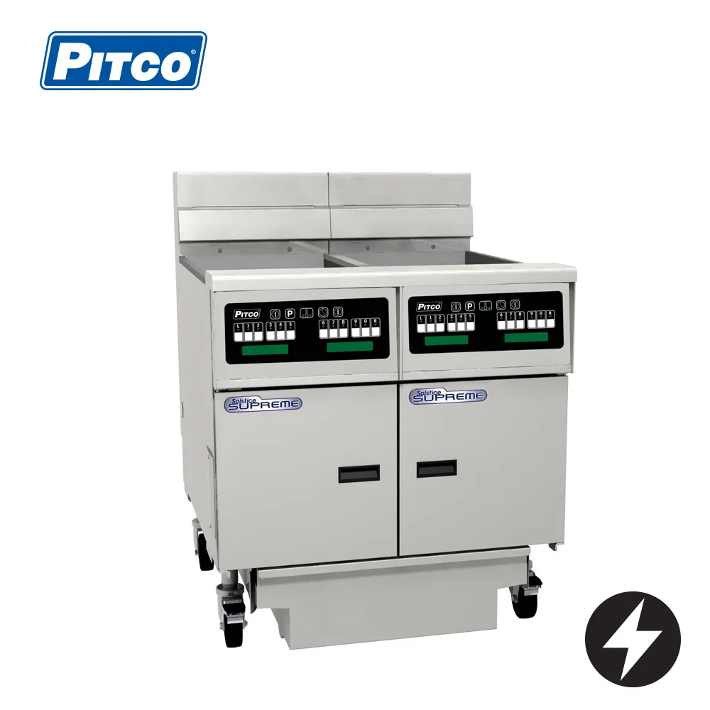 Pitco SE14C-2/FD Electric Solstice Fryer with filtration