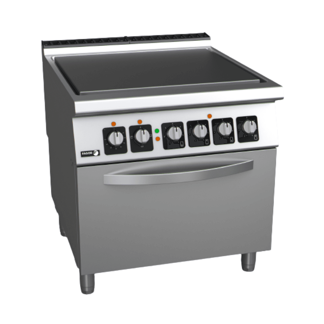 Fagor Kore 900 Series 800mm Electric Solid Top Range with GN 2/1 Oven - C-E911