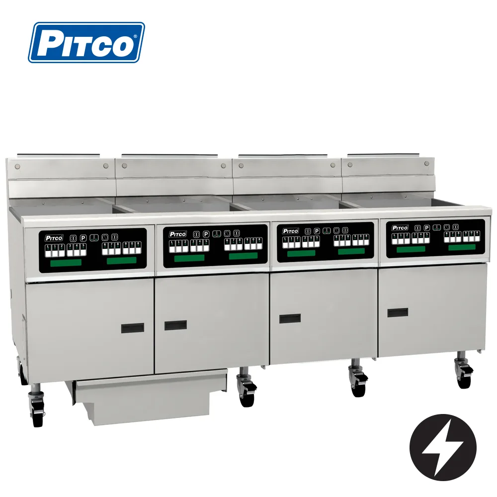 Pitco SE18C-4/FD Electric Solstice Fryer with filtration