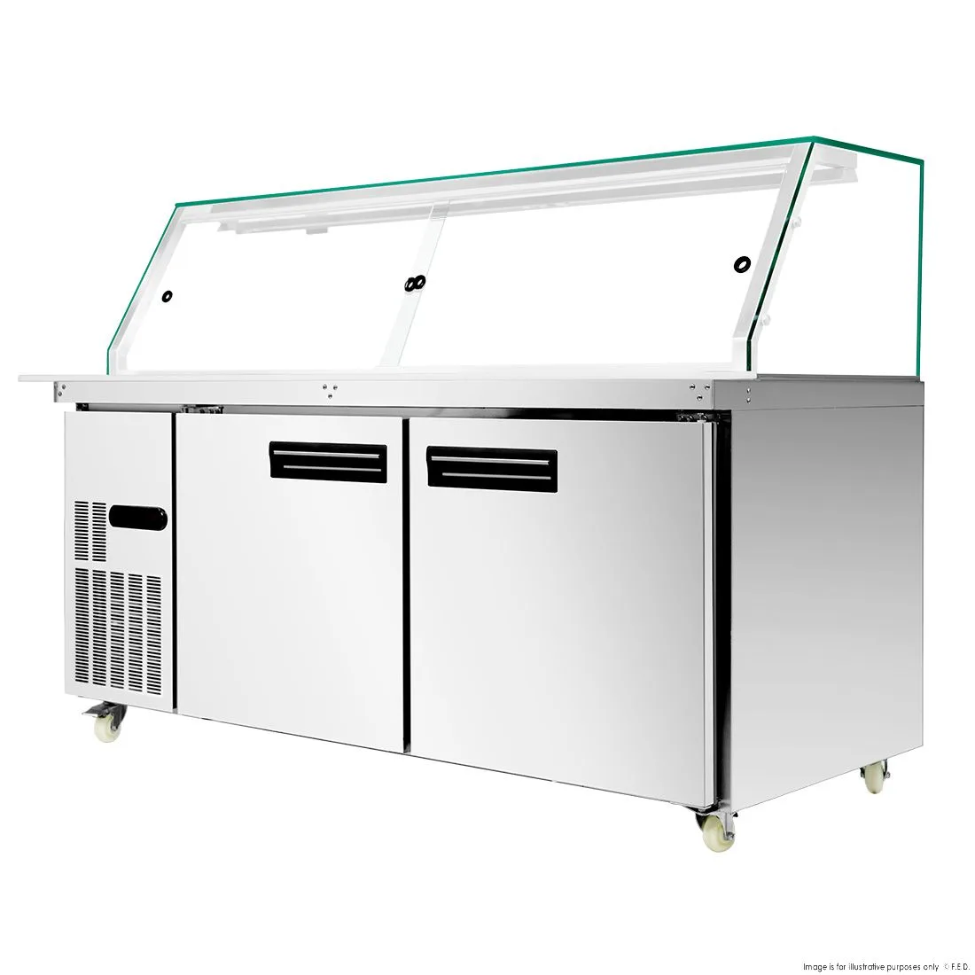 Thermaster Cold Salad & Noodle Bar 5x1/1 GN Pans - PG180FA-XG