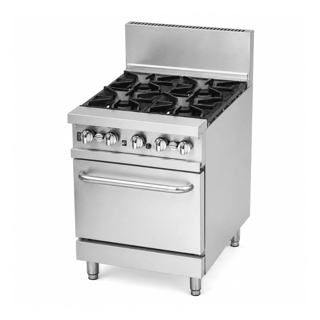 BRENNER Forge 800 Series 4 burners Gas Range with one Fan Forced Oven LPG - BREG8RO-600L
