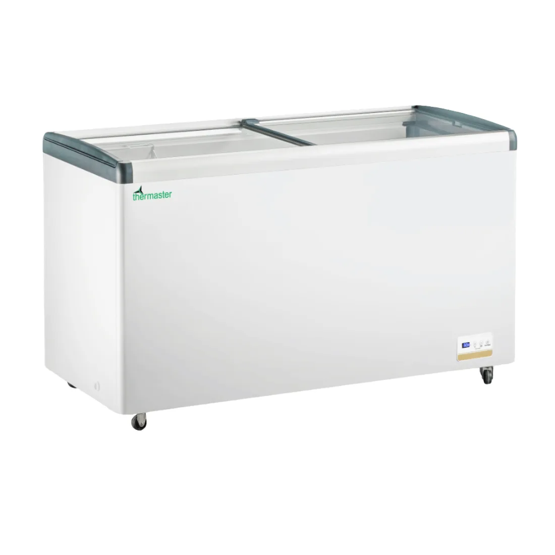 Thermaster??456L Chest Freezer with Flat Glass Sliding Lids - WD456G