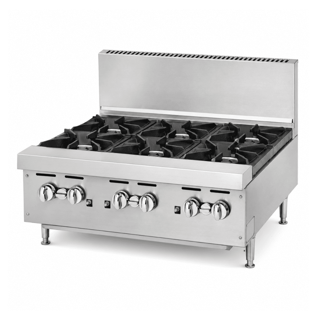 BRENNER Forge 800 Series Gas Bench Top Cooking Range LPG with 6 burners - BREG8R-900L
