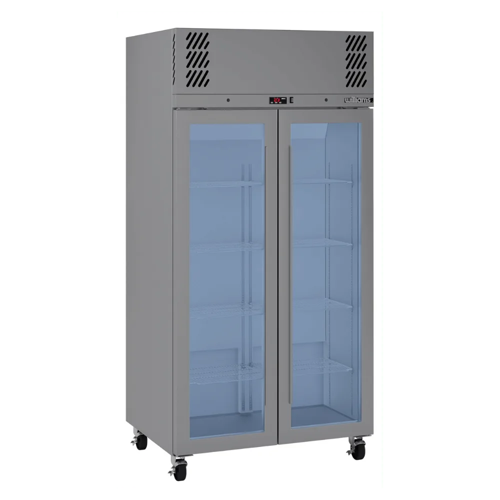 Stainless steel 2 door slim pearl williams