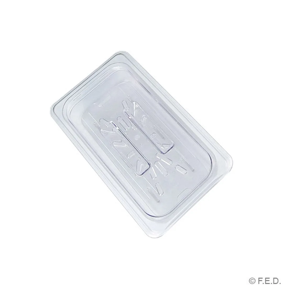 Gastronorm Pan Poly Clear Lid with Notch