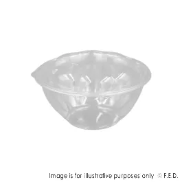 PakMax PET Rose Salad Bowl Combo 32oz - RSBC-32C