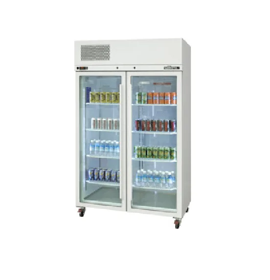Slimline 80 to 100cm wide Double Door Display Fridge