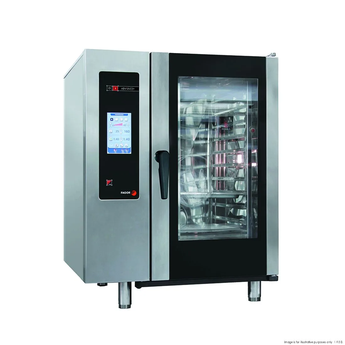 Ex-Showroom: Fagor Advanced Plus Electric 10 Trays Combi Oven - APE-101-VIC987