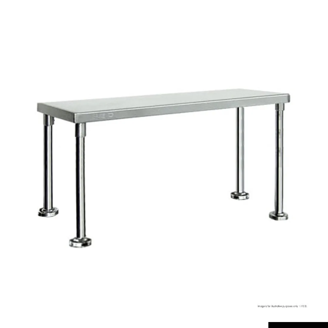 Modular System Single Tier 400mm Deep Workbench Overshelf 450mm High