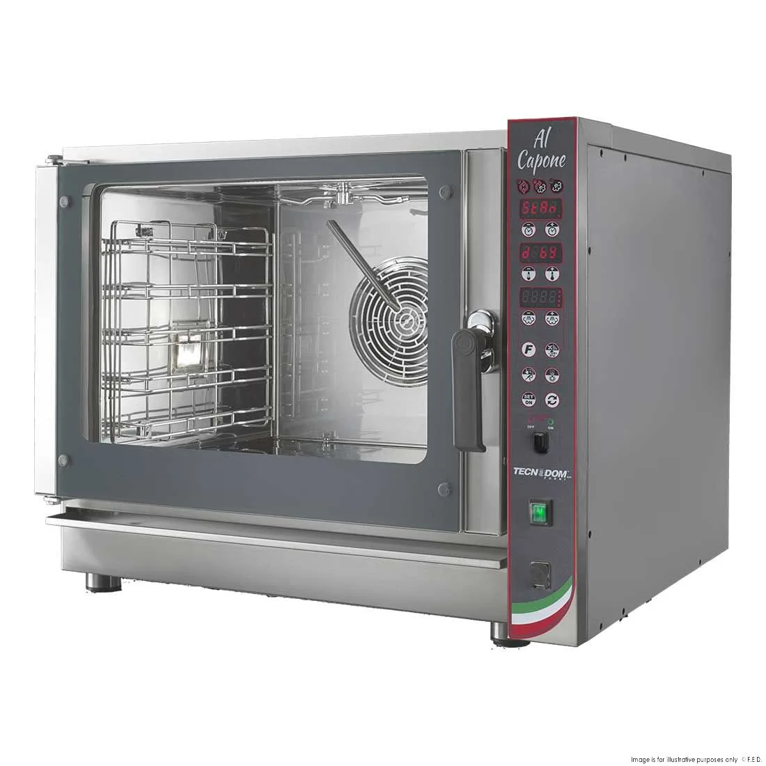 Ex-Showroom: TECNODOM Nerone CL Digital 5 Tray Combi Oven - TDC-5VH-VIC977