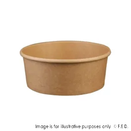 PakMax 750ML Kraft Paper Salad Bowl - KPSB-60H-750