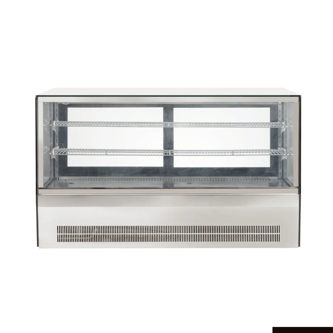 2NDs: Counter top square 2 Shelves Glass cold food display - GN-1200RT-NSW2160
