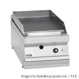 Ex-Showroom: Fagor 700 series natural gas mild steel 1 zone fry top - FTG7-05-SA22-1