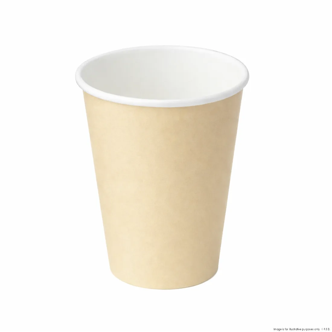 PakMax KRAFT 8oz 90mm Single Layer Hot Paper Cup - SLHPC-90-8K