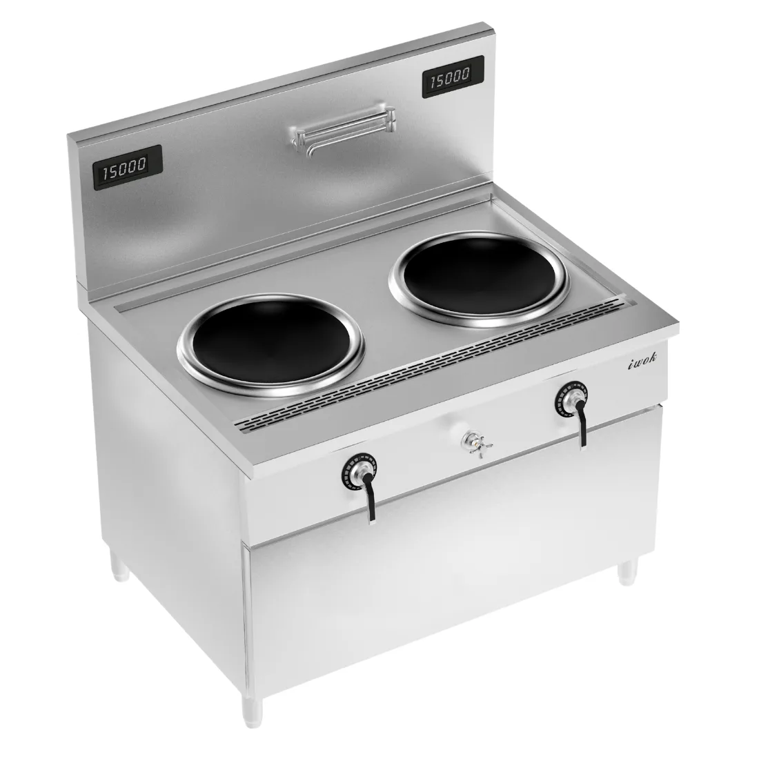 IWOK Commercial Induction Double Wok ??? IWOK-2