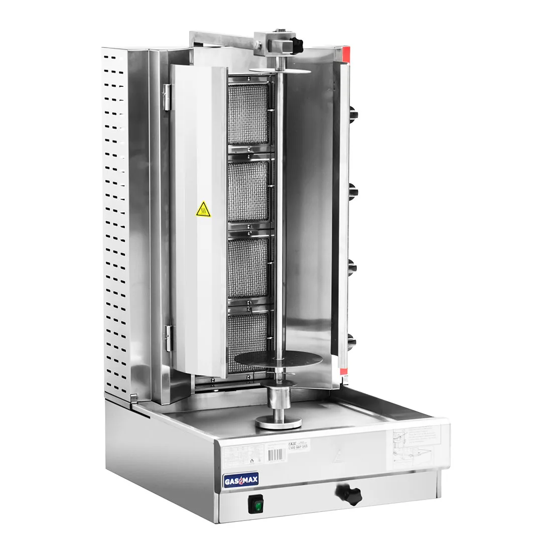GasMax Semi-automatic 4 Burner NG Kebab Machine KB-4