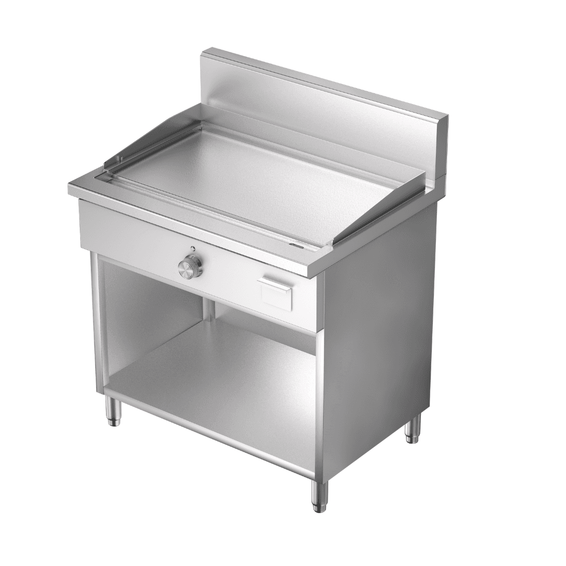 BRENNER Volt 800 Series 900mm Induction Griddle with Undershelf - BREE8-900GP