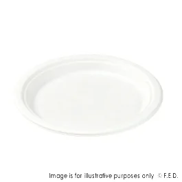 PakMax 10" Sugarcane Round Plate,Ø258*20.5mm - PL-R10