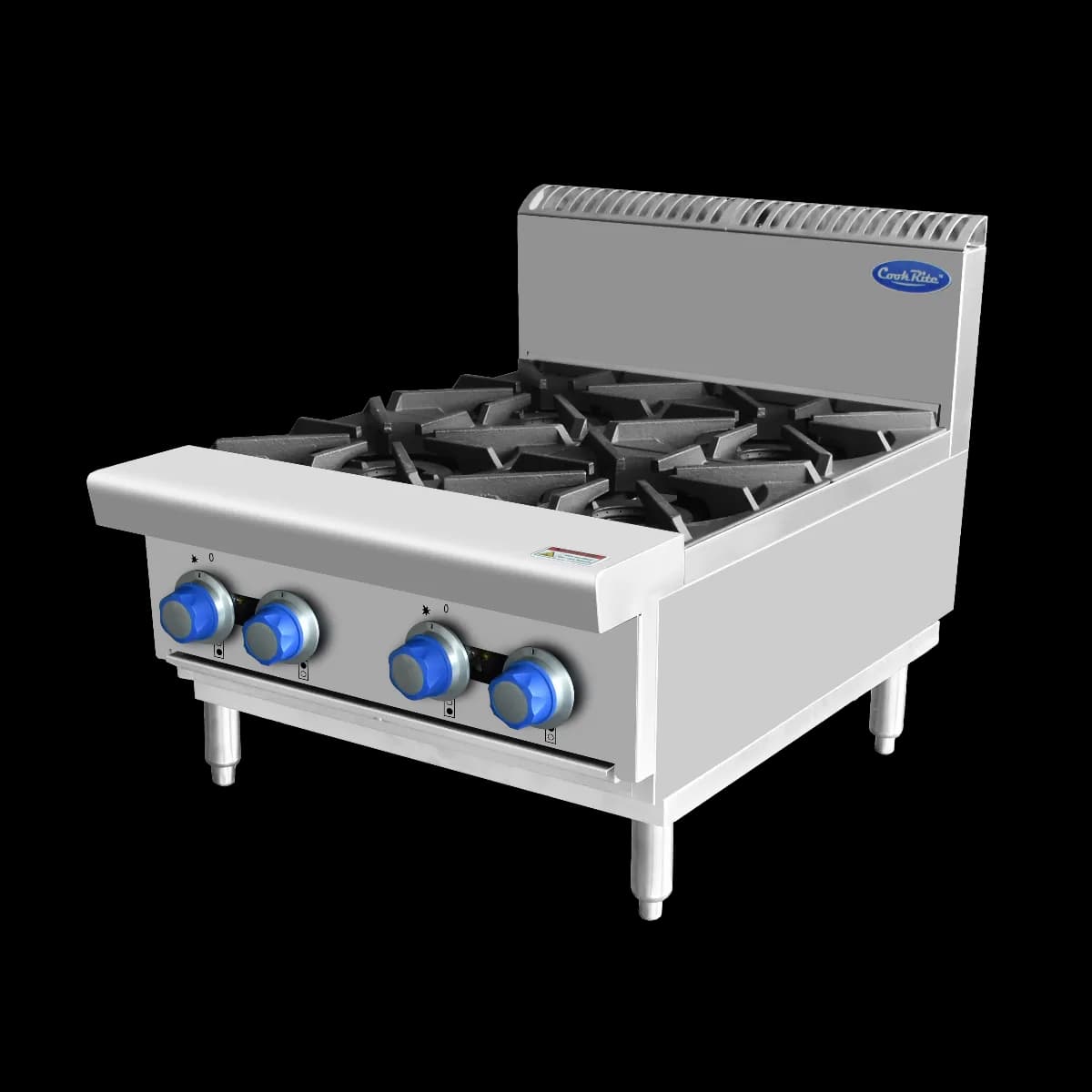 OPEN 4 BURNER COOK TOPS LPG AT80G4B-C-LPG