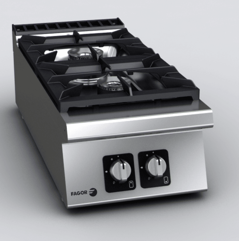 Fagor Kore 900 Series 400mm 2 Burner Gas Cooktop - C-G920H
