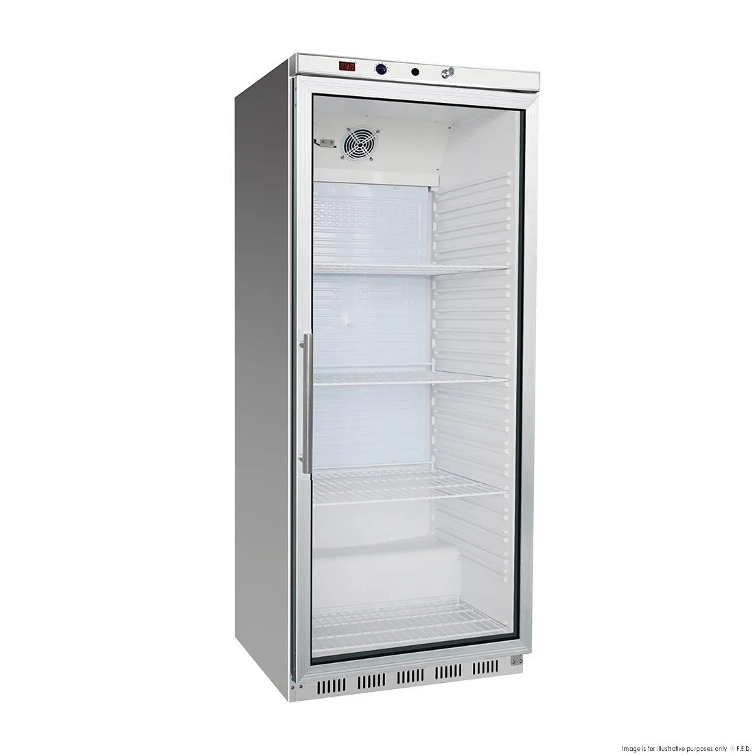 Ex-Showroom: Display Fridge with Glass Door HR600G S/S-QLD318