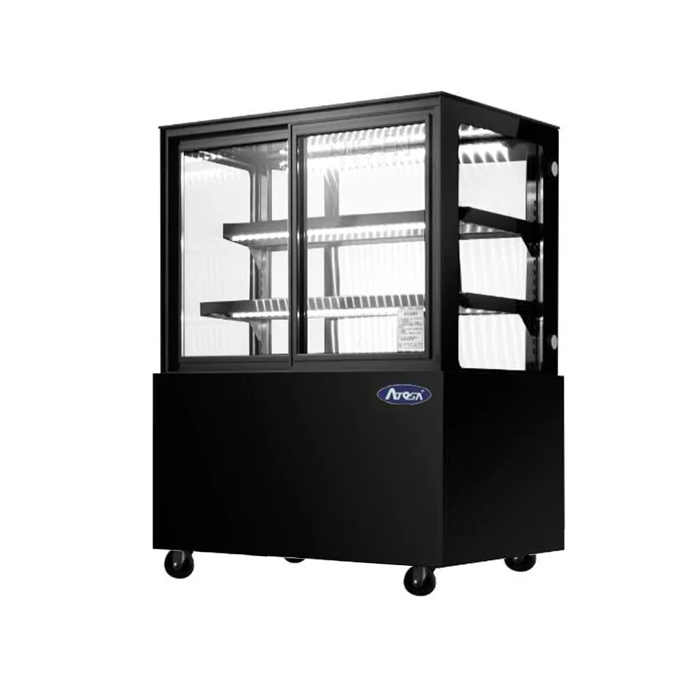 WDG096FY 900mm Black cake fridge KS 1024x1024