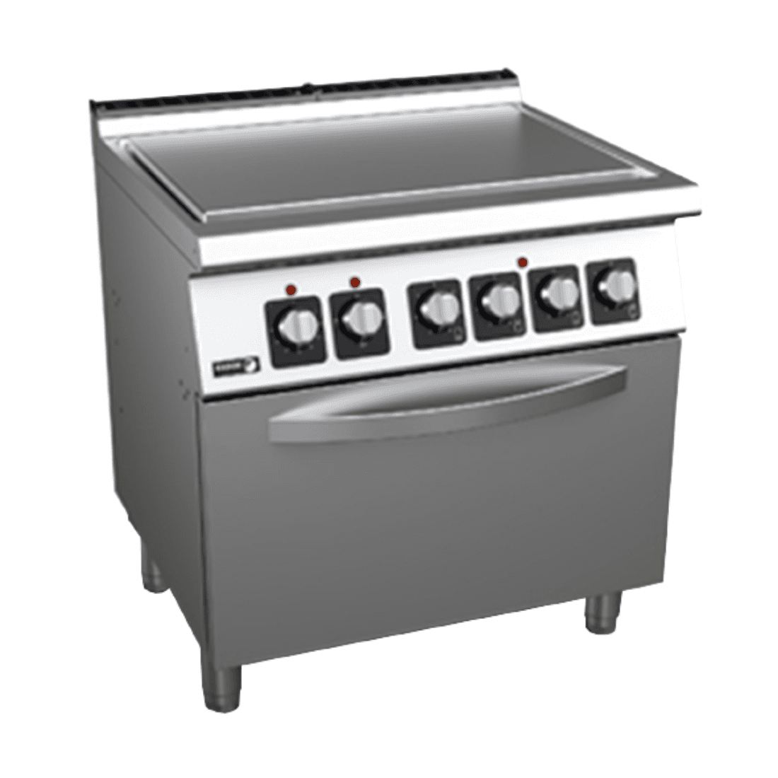 Fagor Kore 700 Series 800mm Electric Solid Top Range with GN 2/1 Oven - C-E711