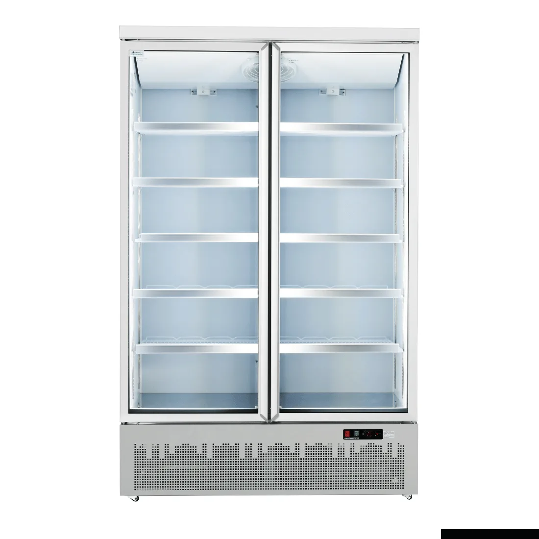 LG-1000GBM Double glass door colourbond upright drink fridge bottom mounted