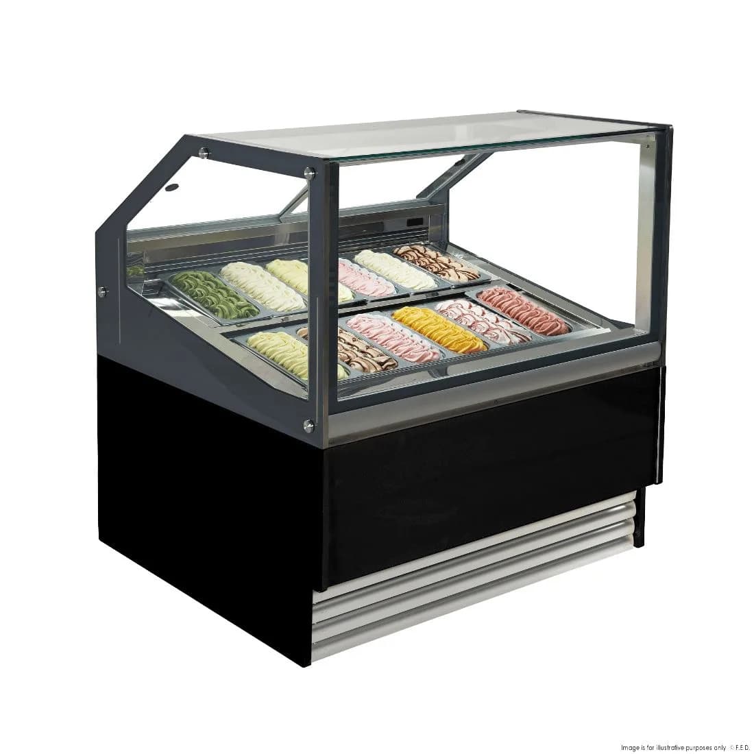 SGD-12B Bonvue Gelato / Ice Cream Display Showcase